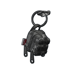 Black Backpack Charm