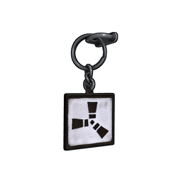 Reflective Rust Logo Charm