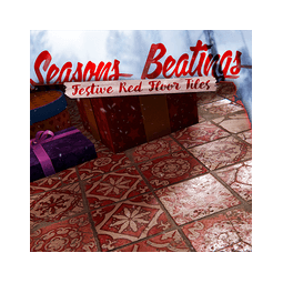 Red Festive Floor Tiles