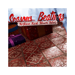 Red Festive Floor Tiles