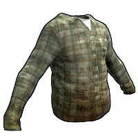 Green Checkered Shirt in Rust