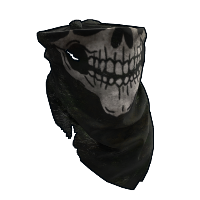 Skull Bandana in Rust