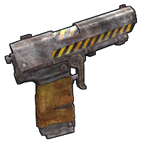 Contamination Pistol in Rust