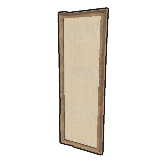 Tall Picture Frame in Rust