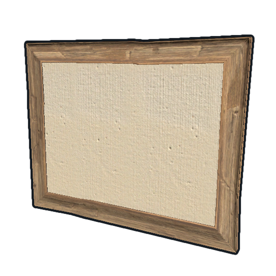 Landscape Picture Frame in Rust