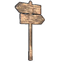 Double Sign Post