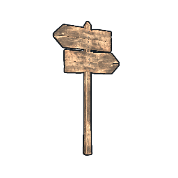 Double Sign Post