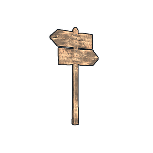 Double Sign Post