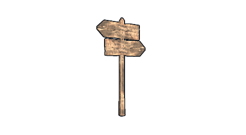 Double Sign Post