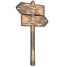 Double Sign Post