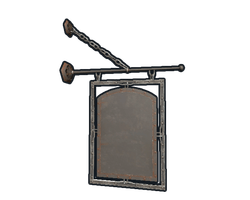 Two Sided Hanging Sign