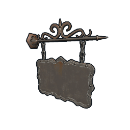 Two Sided Ornate Hanging Sign