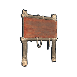 One Sided Town Sign Post