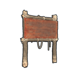 One Sided Town Sign Post