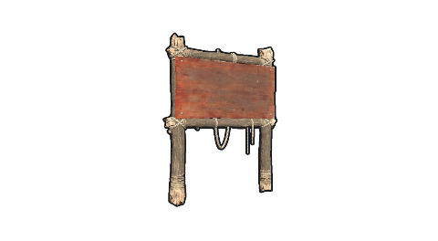 One Sided Town Sign Post