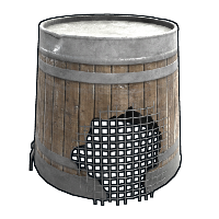 Wooden Bucket in Rust