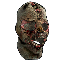 Burlap Brains Balaclava in Rust
