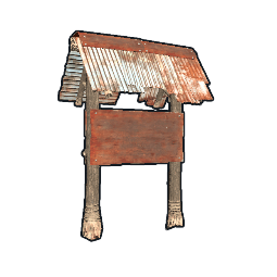 Two Sided Town Sign Post