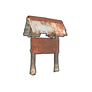 Two Sided Town Sign Post