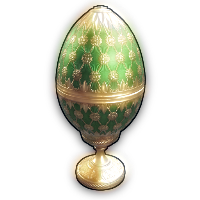 Rustigé Egg - Green in Rust
