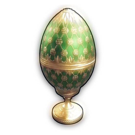 Rustigé Egg - Green in Rust