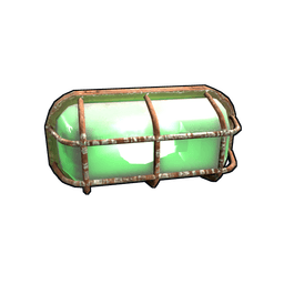 Green Industrial Wall Light