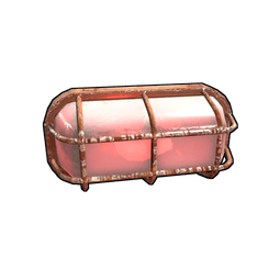 Red Industrial Wall Light