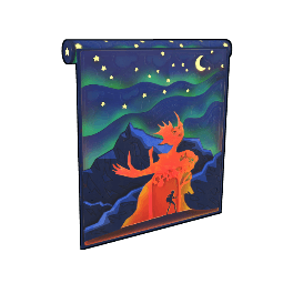 Rusty Moose Garage Door