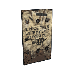 CNDBLOOD Wooden Door