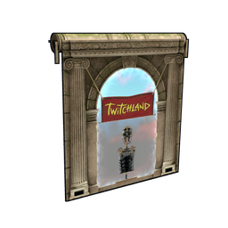 TwitchLand Garage Door