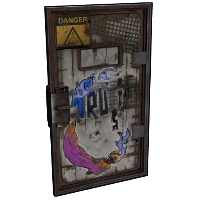Trust in Rust Armored Door