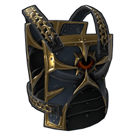 Conquest Metal Chest Plate in Rust
