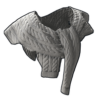 Aristocrat Hide Poncho in Rust