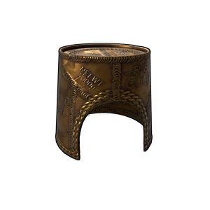 Gold Chains Bucket Helmet