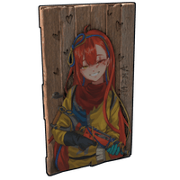 Hazma Wooden Door in Rust