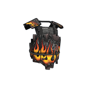 Flame Anarchy Wood Armor Jacket