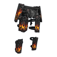 Flame Anarchy Wood Armor Pants in Rust