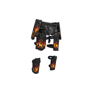 Flame Anarchy Wood Armor Pants