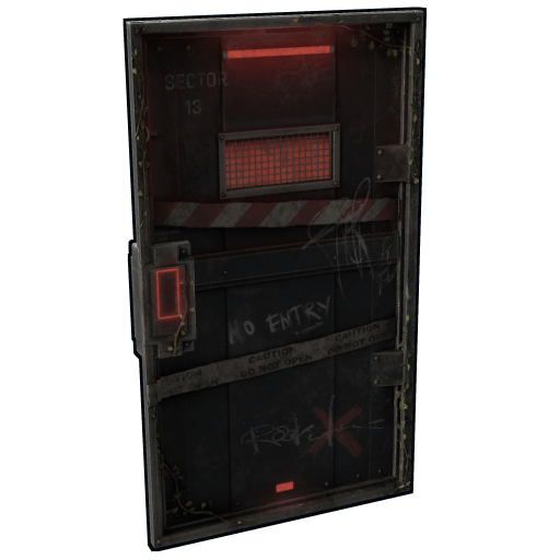 Red Sector Armored Door