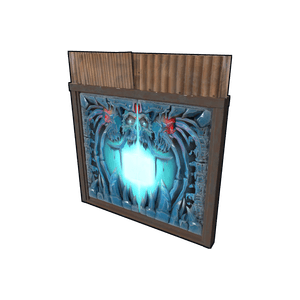 Frozen Crypt Metal Double Door