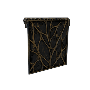 Golden Veins Garage Door