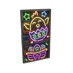 Neon Rise Sheet Metal Door