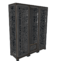 Wrought Iron Locker in Rust