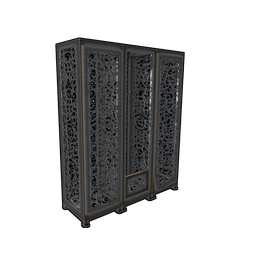 Wrought Iron Locker