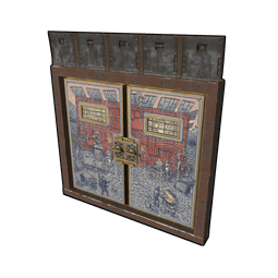 Porcelain Armored Double Door