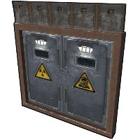 Protector Armored Double Door in Rust