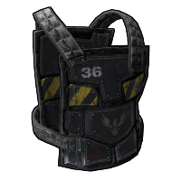 Wasteland Recruit Chest Plate in Rust