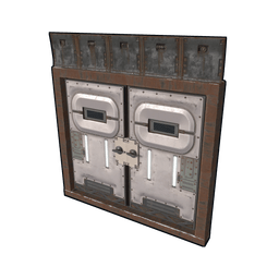 Space Station Armored Double Door