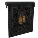 Gothic Veil Garage Door