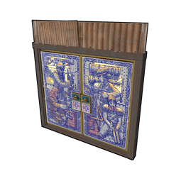 Porcelain Sheet Metal Double Door